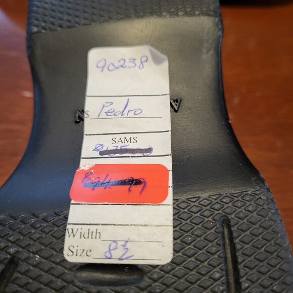 Anne Klein Vintage Black Leather Loafers Size 8.5 - Picture 7 of 8